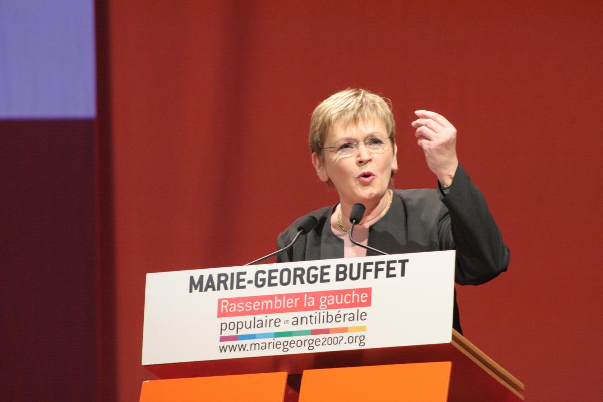 meeting Marie George Buffet au zénith 23 janvier 2007