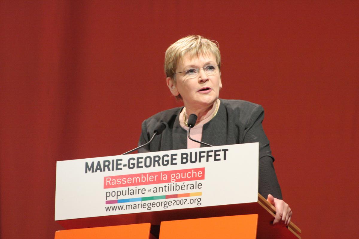 meeting Marie George Buffet au zénith 23 janvier 2007