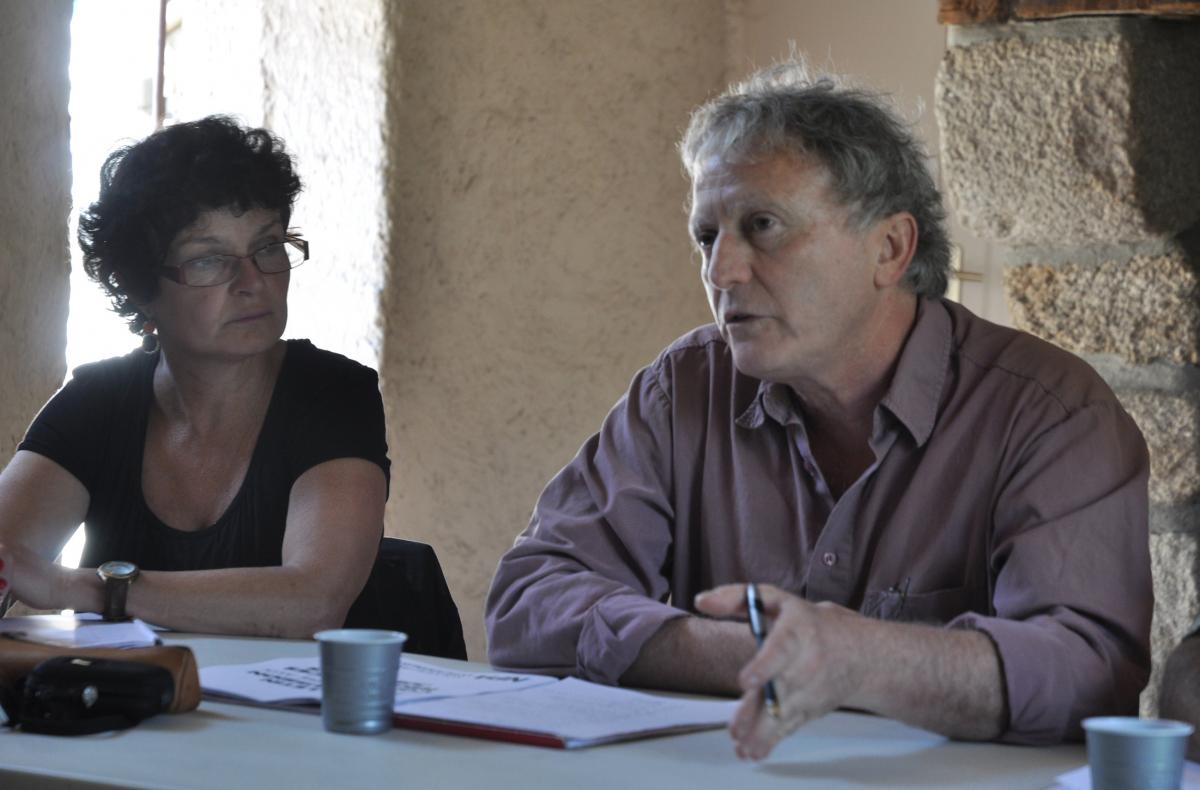 Léon Crémieux et Christine Coulon