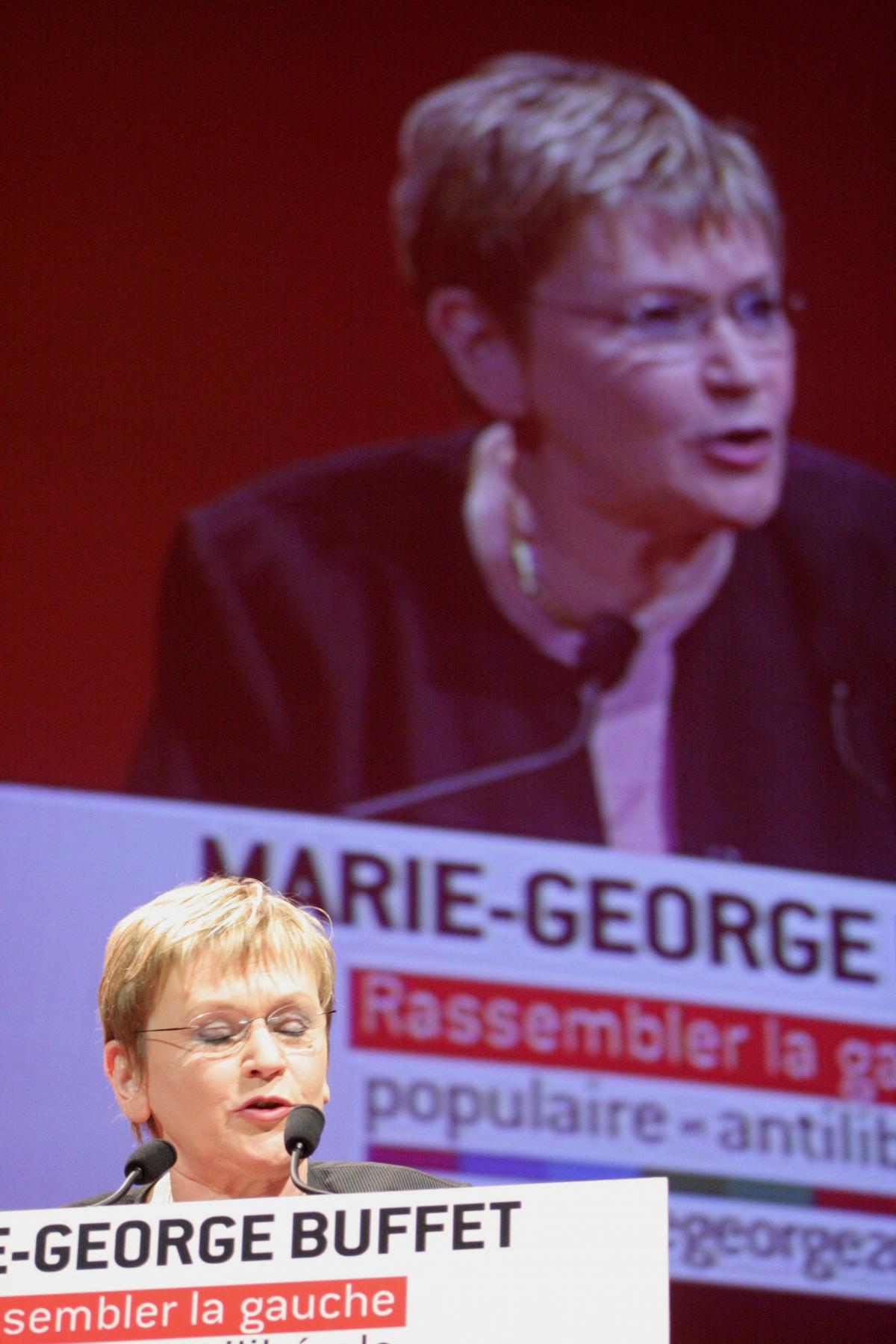 meeting Marie George Buffet au zénith 23 janvier 2007