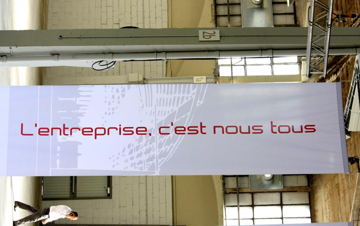 banderole l'entreprise c'est nous tous