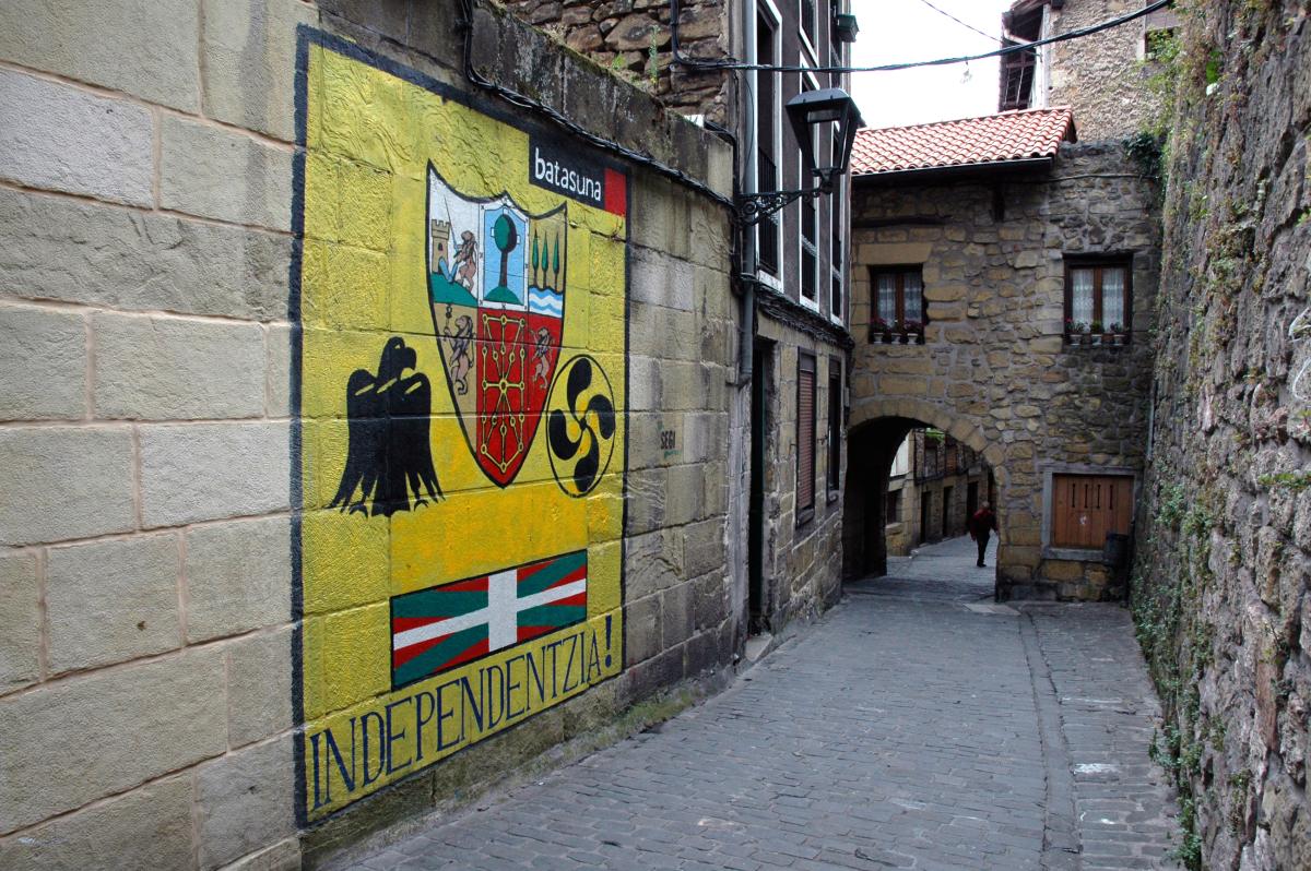 Mur peint nationaliste en Euskadi
