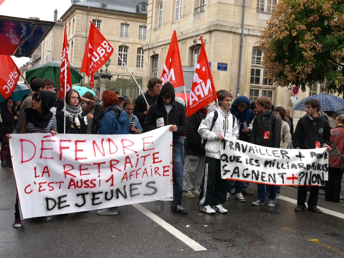 Défendre la retraite c'est aussi 1 affaire de jeunes, travailler + pour que les miliardaires gagnent + ? Non