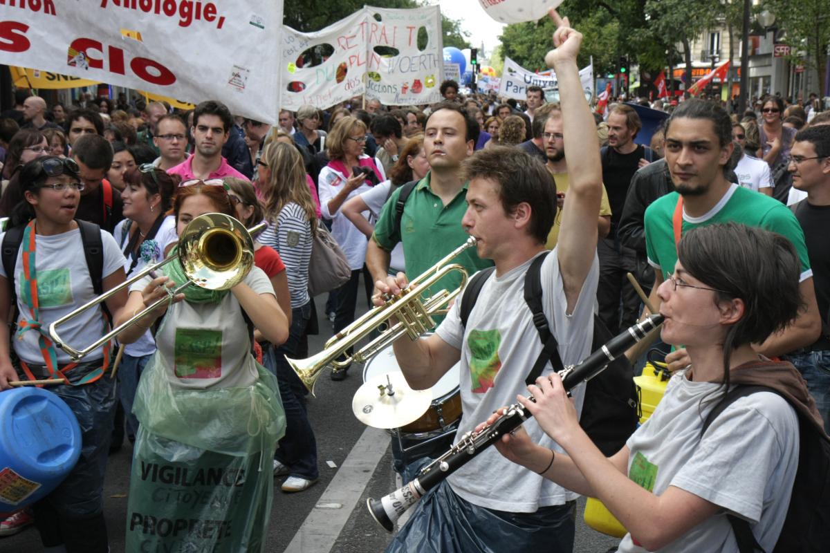 Orchestre dans la manifestation