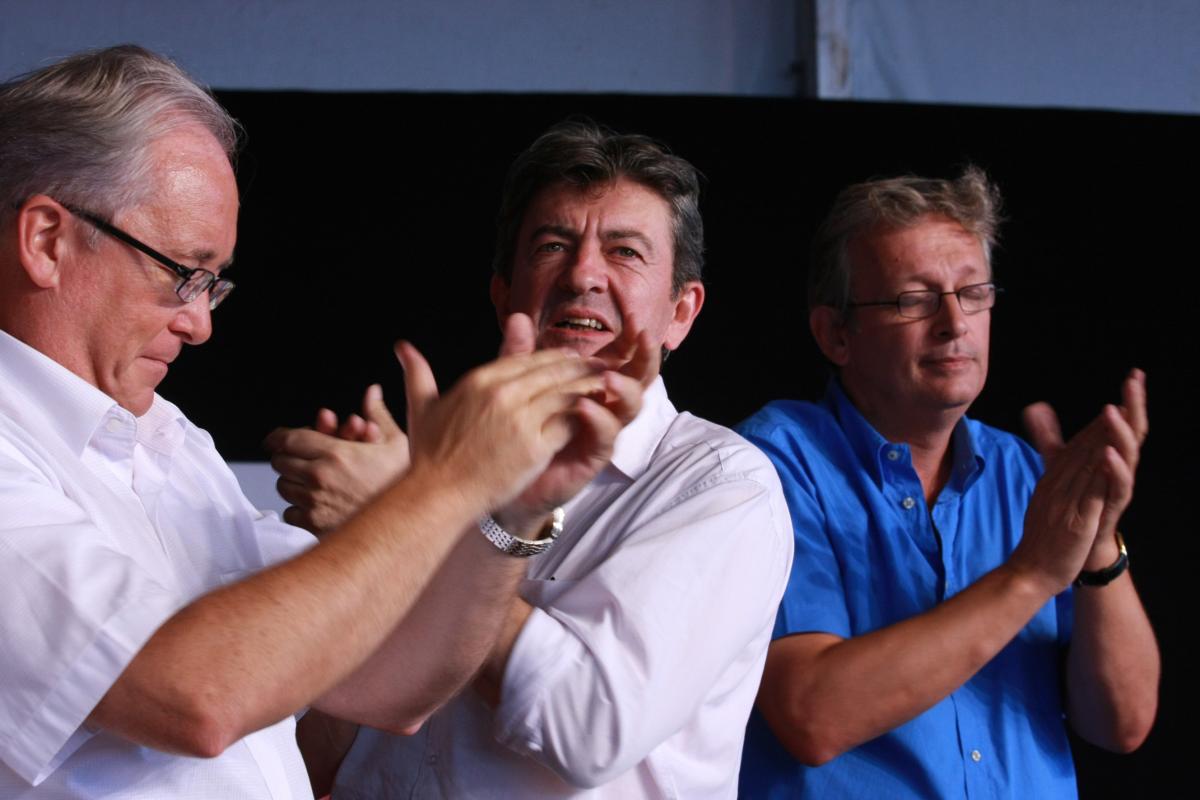 Christian Picquet, Jean-Luc Mélenchon, Pierre Laurent