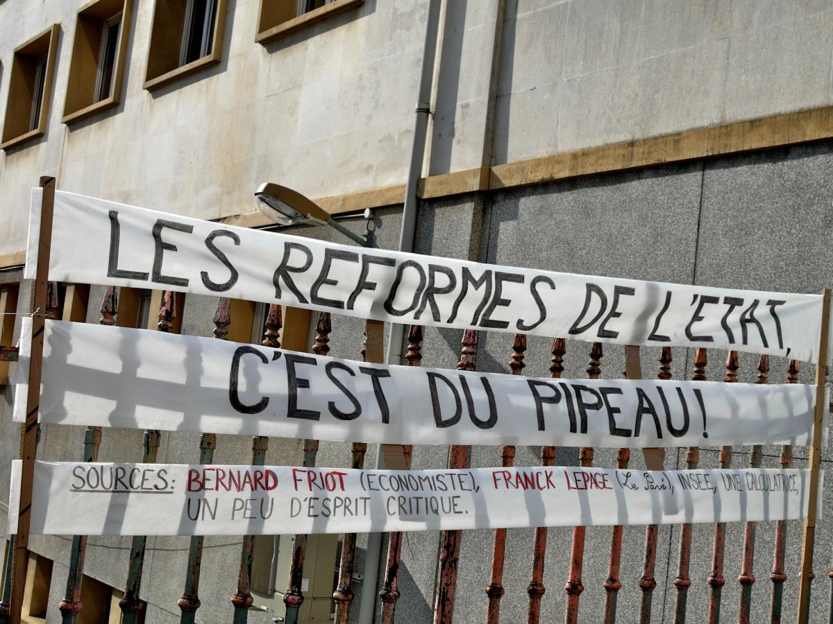 Les réformes de l'État c'est du pipeau