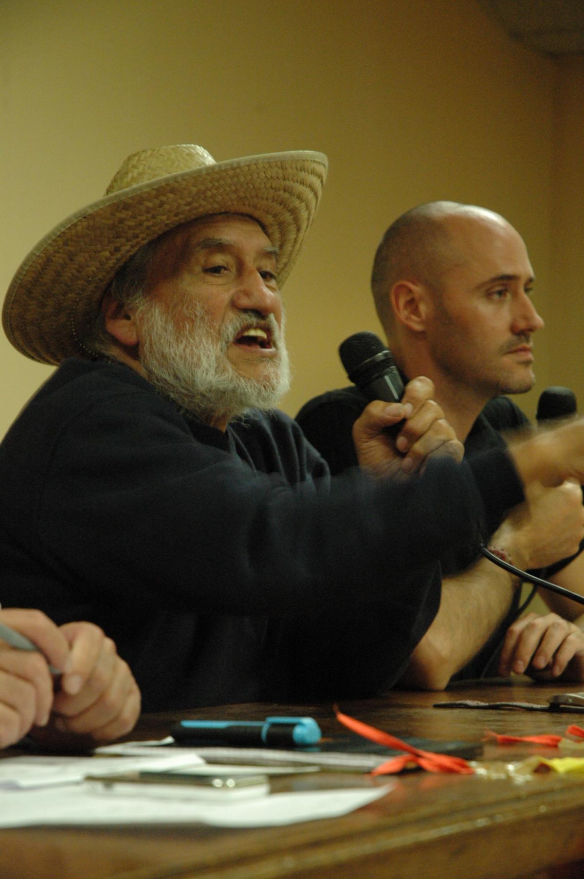 Hugo Blanco directeur du journal, Lucha Indígena au Pérou.