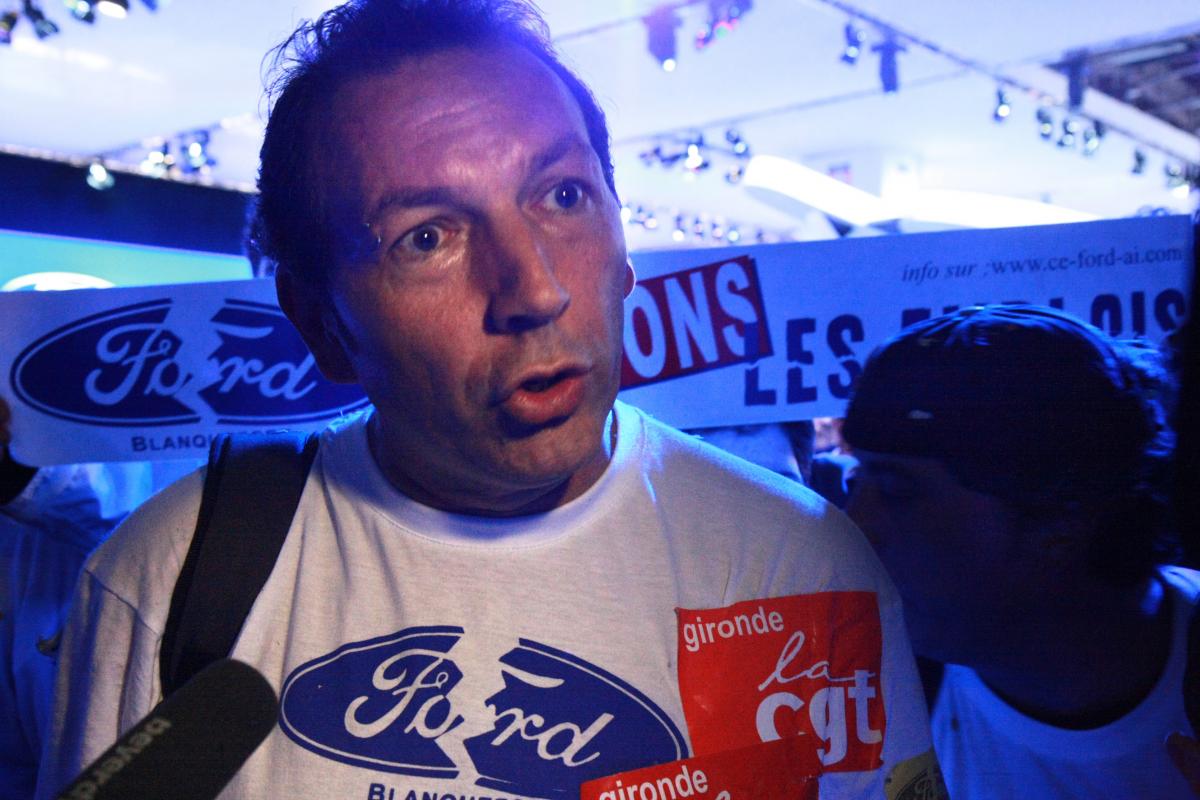 Carlos Abrantes, porte parole CGT des FORD