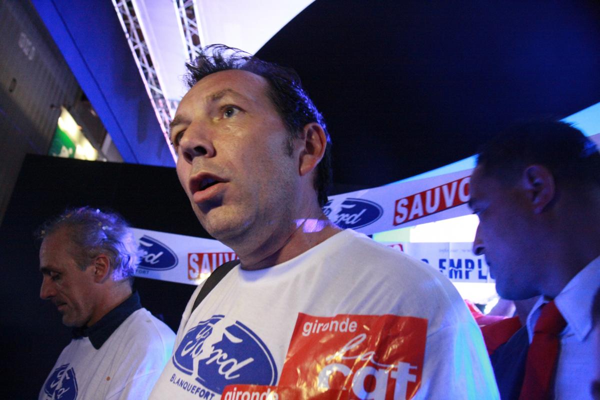 Carlos Abrantes, porte parole CGT des FORD