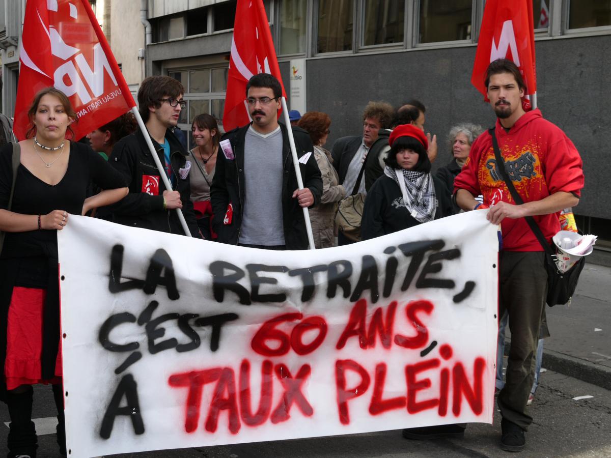 La retraite, c'est 60 ans, à taux plein