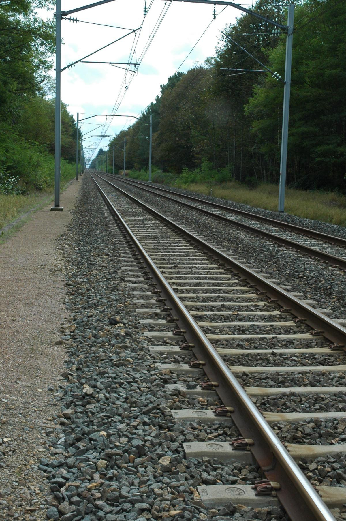 Voie ferré train Sncf