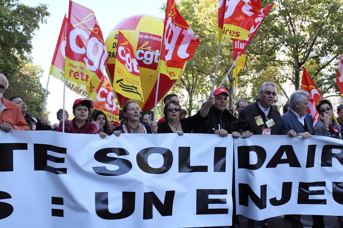 Cortège CGT Ile de France