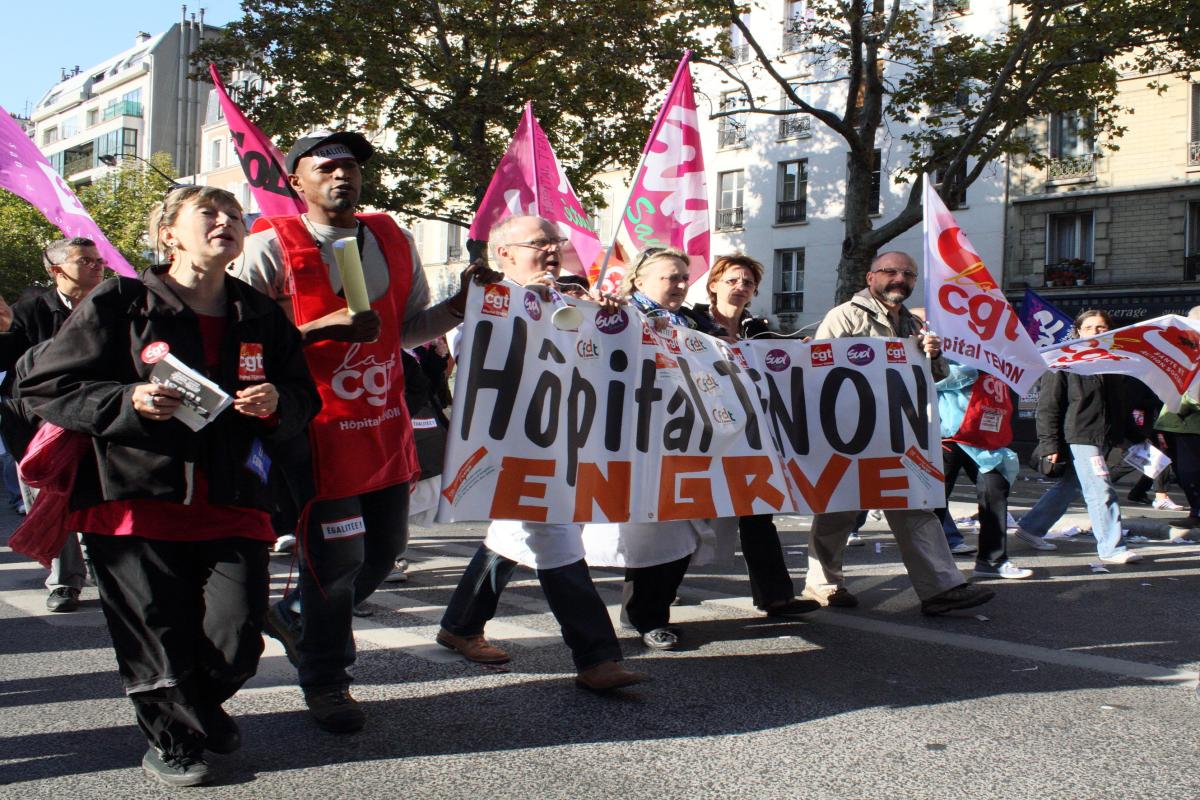 Hôpital Tenon en grève
