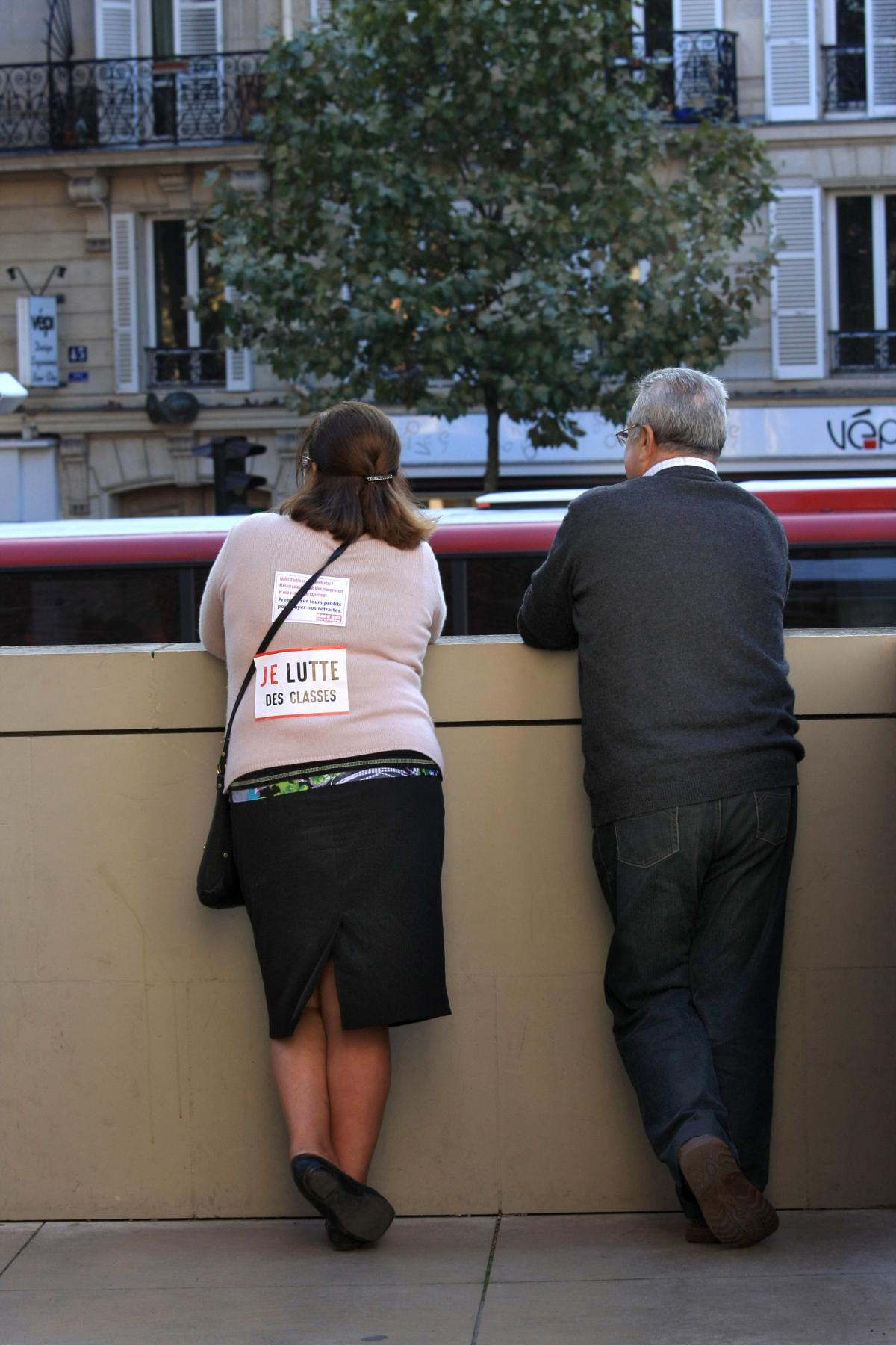 couple je lutte des classes