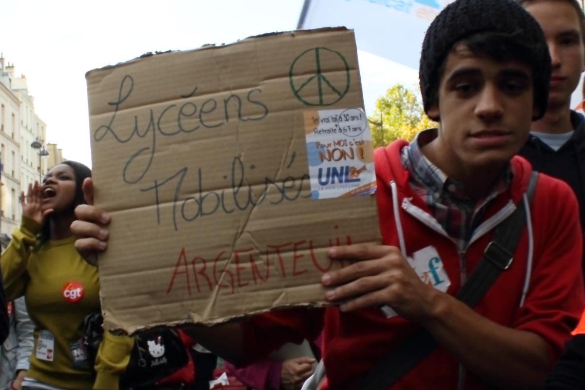 Lycéens mobilisés