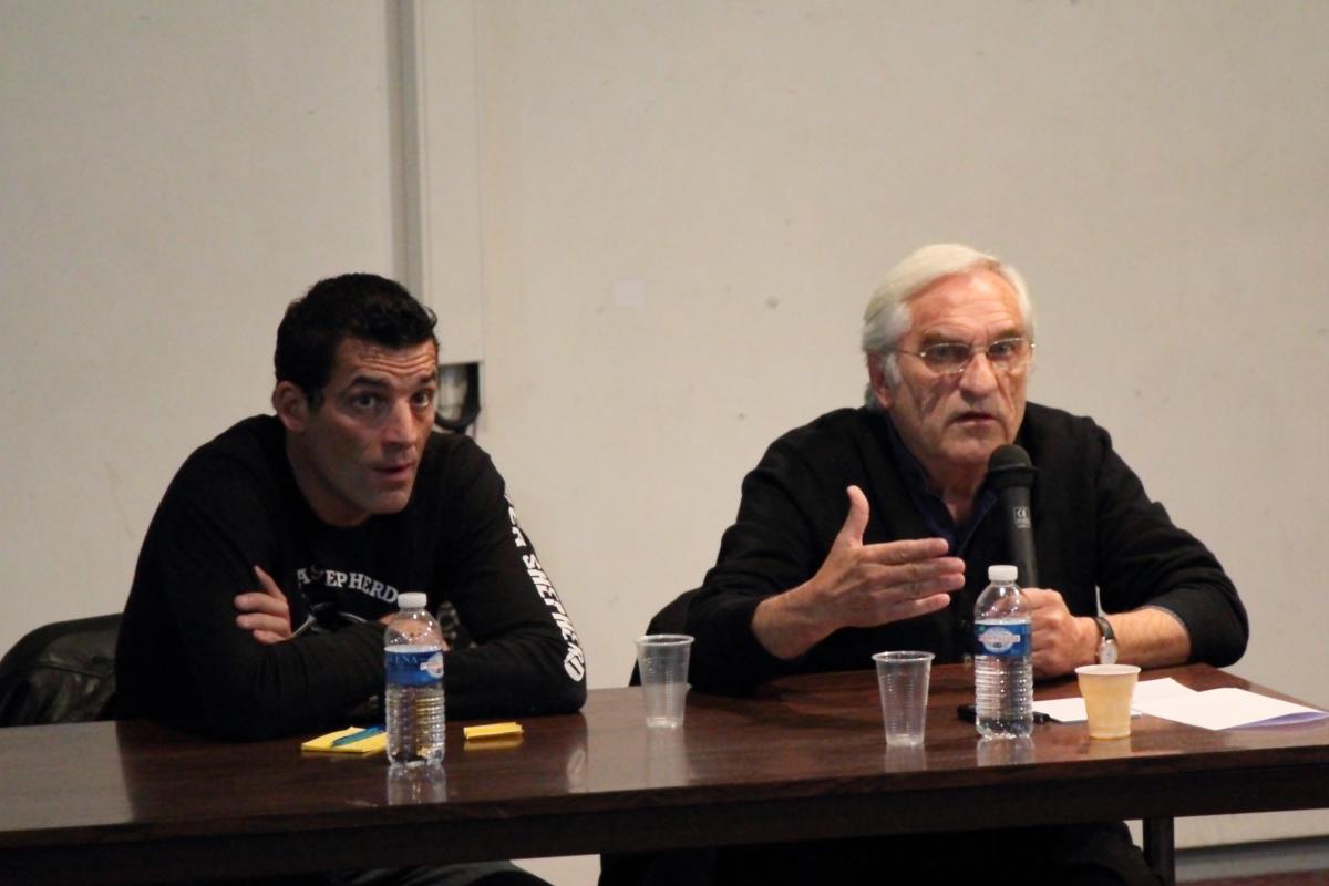Marcel Trillat et Xavier Mathieu des Conti