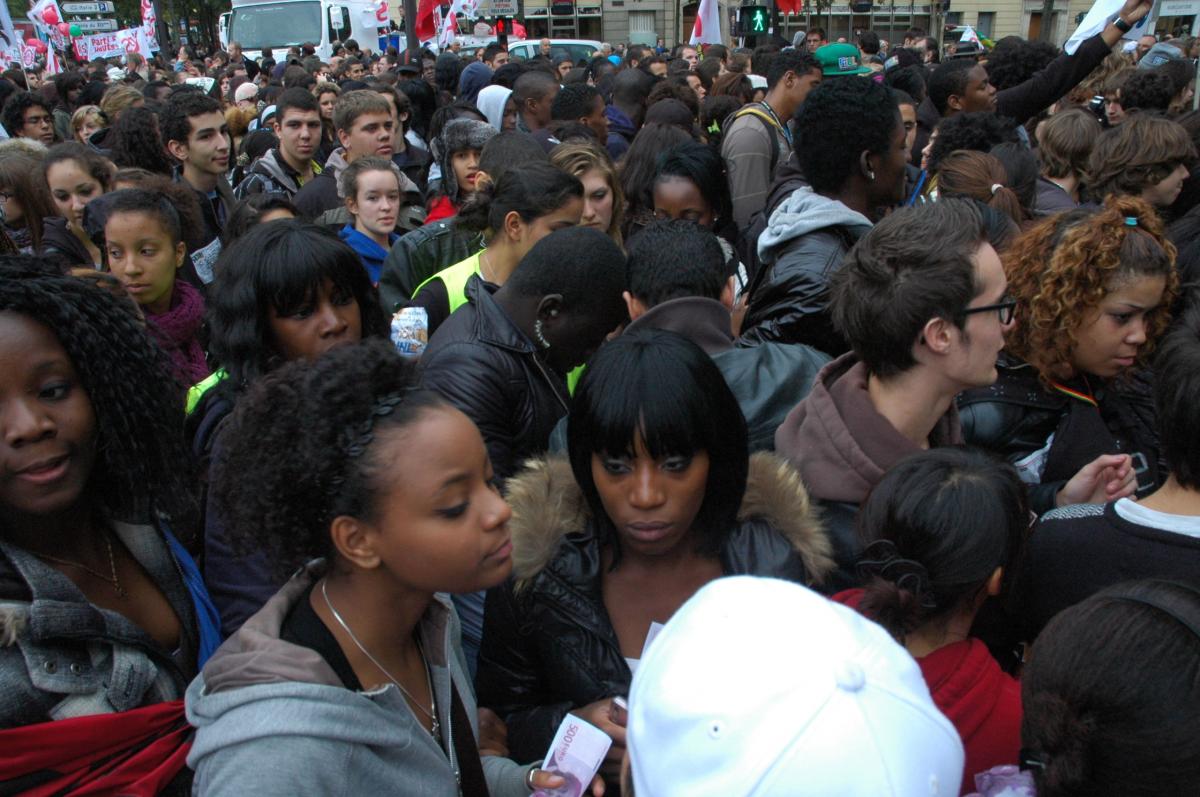 etudiants lycéens contre la réforme des retraites Paris.