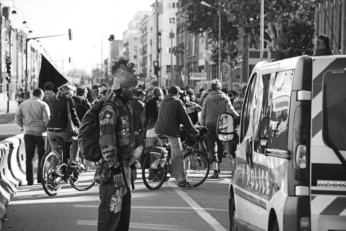 clown et police