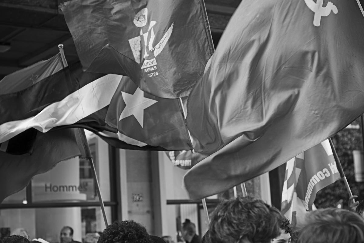 drapeaux jc, urss et cuba