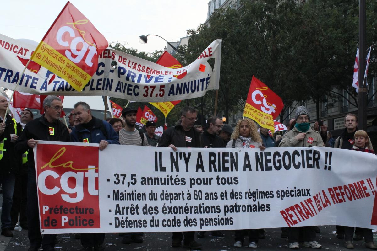 Banderole CGT
