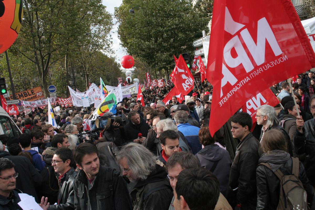 La manifestation au point fixe du NPA