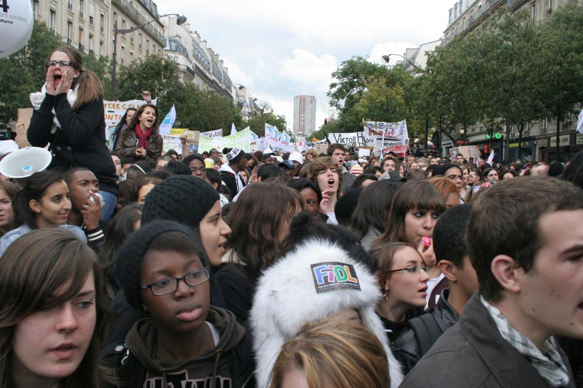 Le cortège jeunes