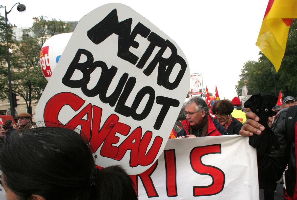pancarte métro, boulot, caveau