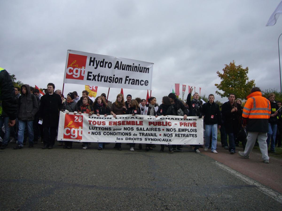 Manifestation à Chartres