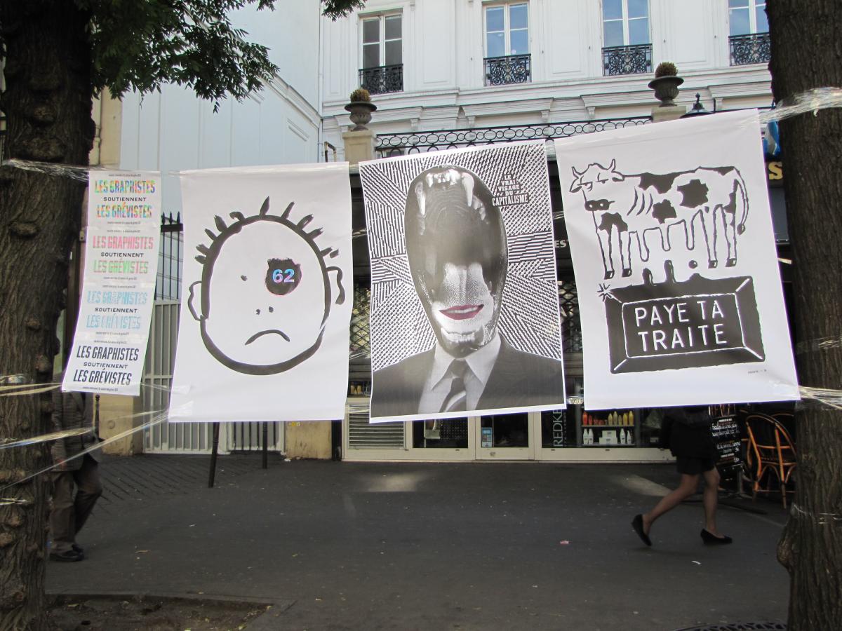 Les graphistes sont avec les grévistes