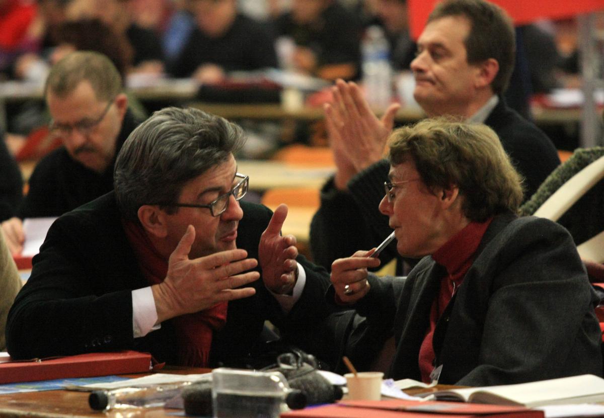 Jean-Luc Mélenchon et Martine Billard