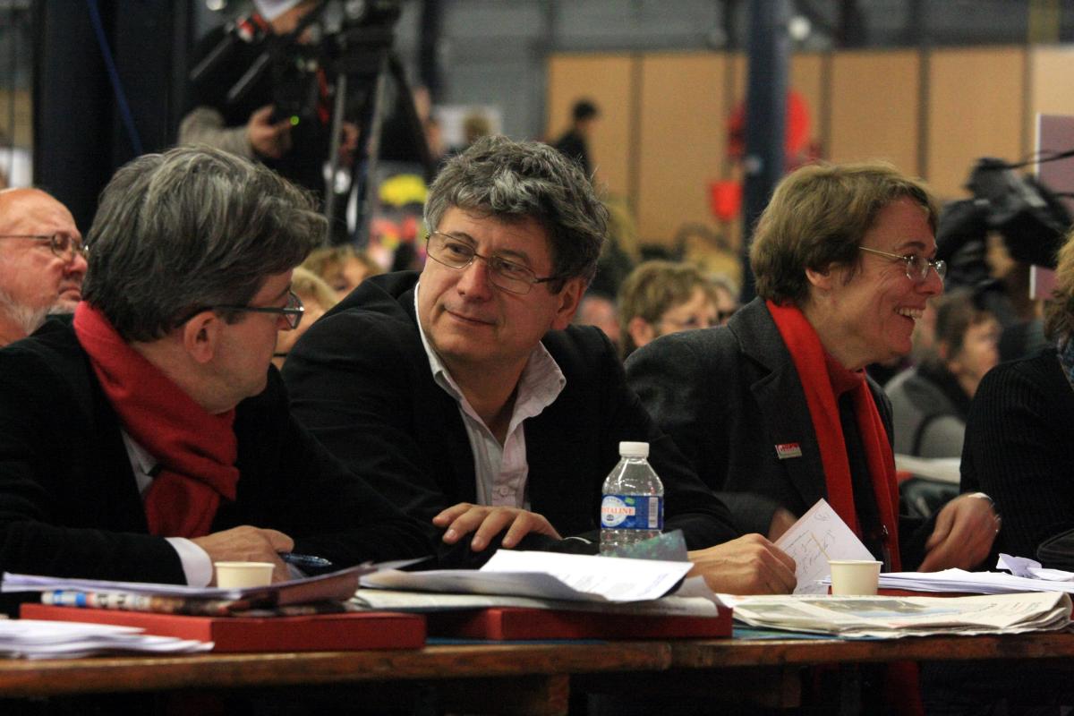 Jean-Luc Mélenchon, Eric Coquerel, Martine Billard