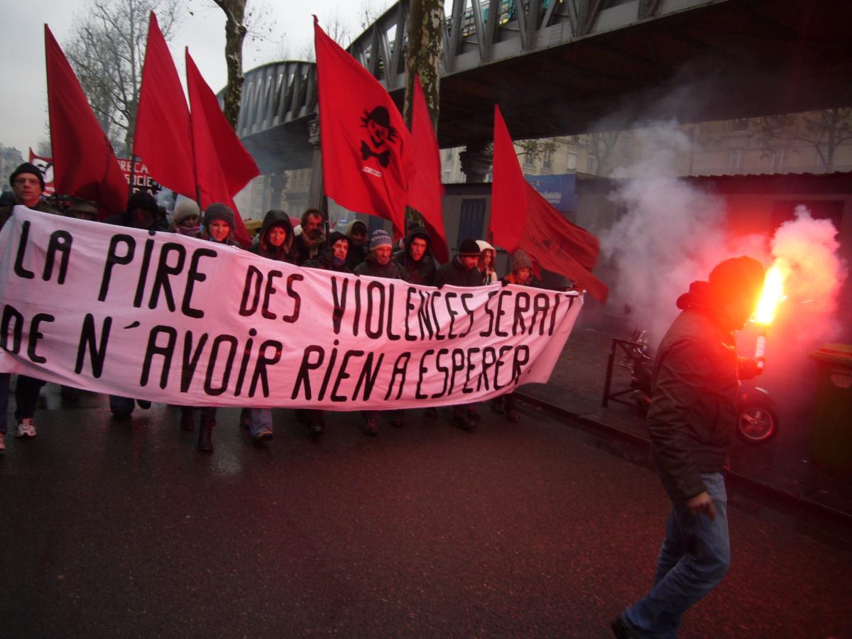 la pire des violence serait de n'avoir rien a espérer