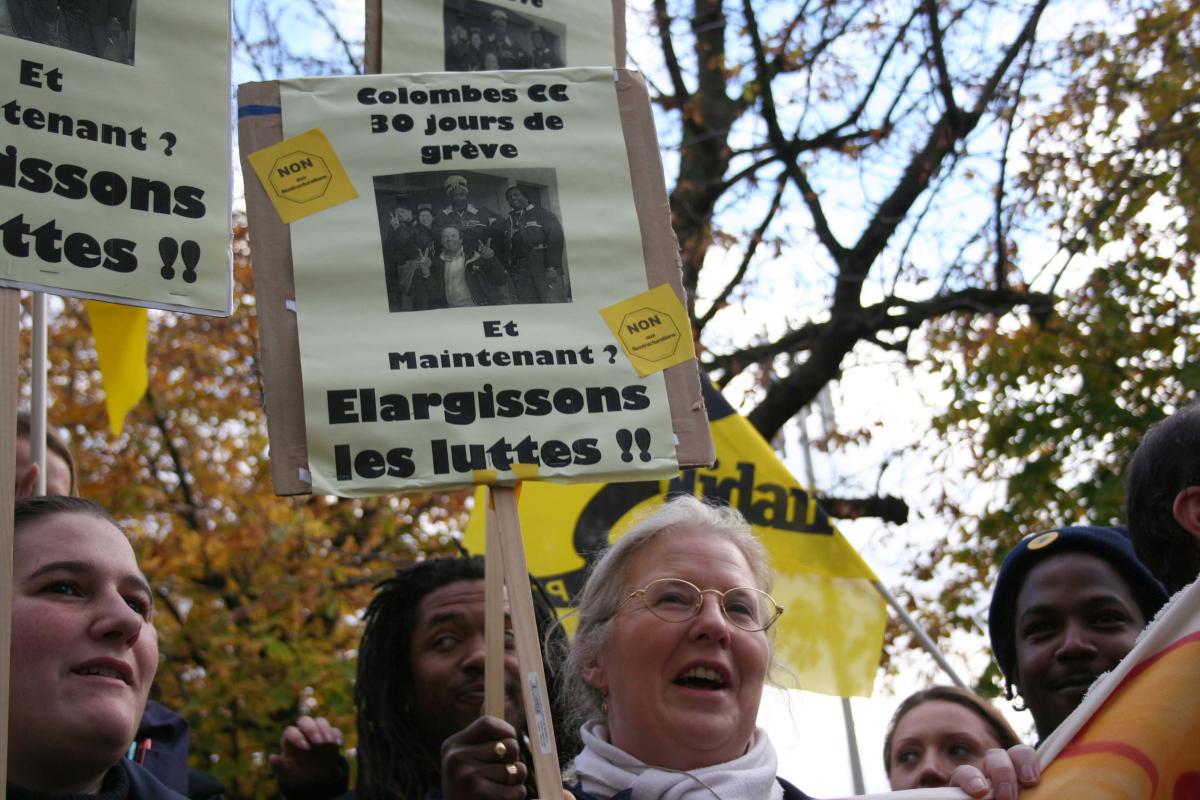 Manif Poste le 14 novembre 2006