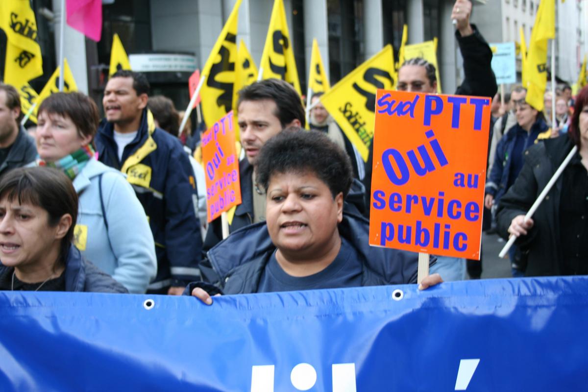 Manif Poste le 14 novembre 2006