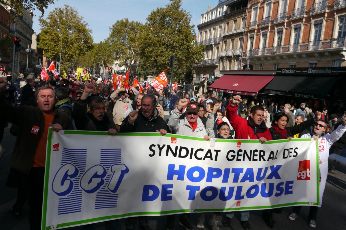 Cortège du CHU de Toulouse