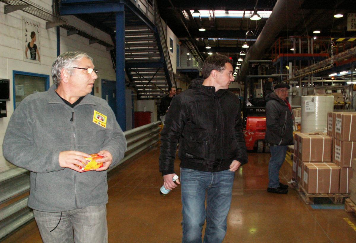 visite de l'usine FRALIB