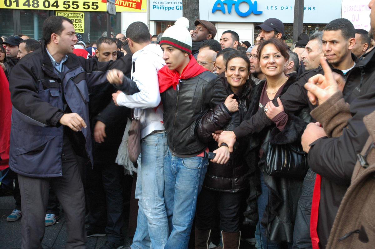manifestants Tunisien à Paris
