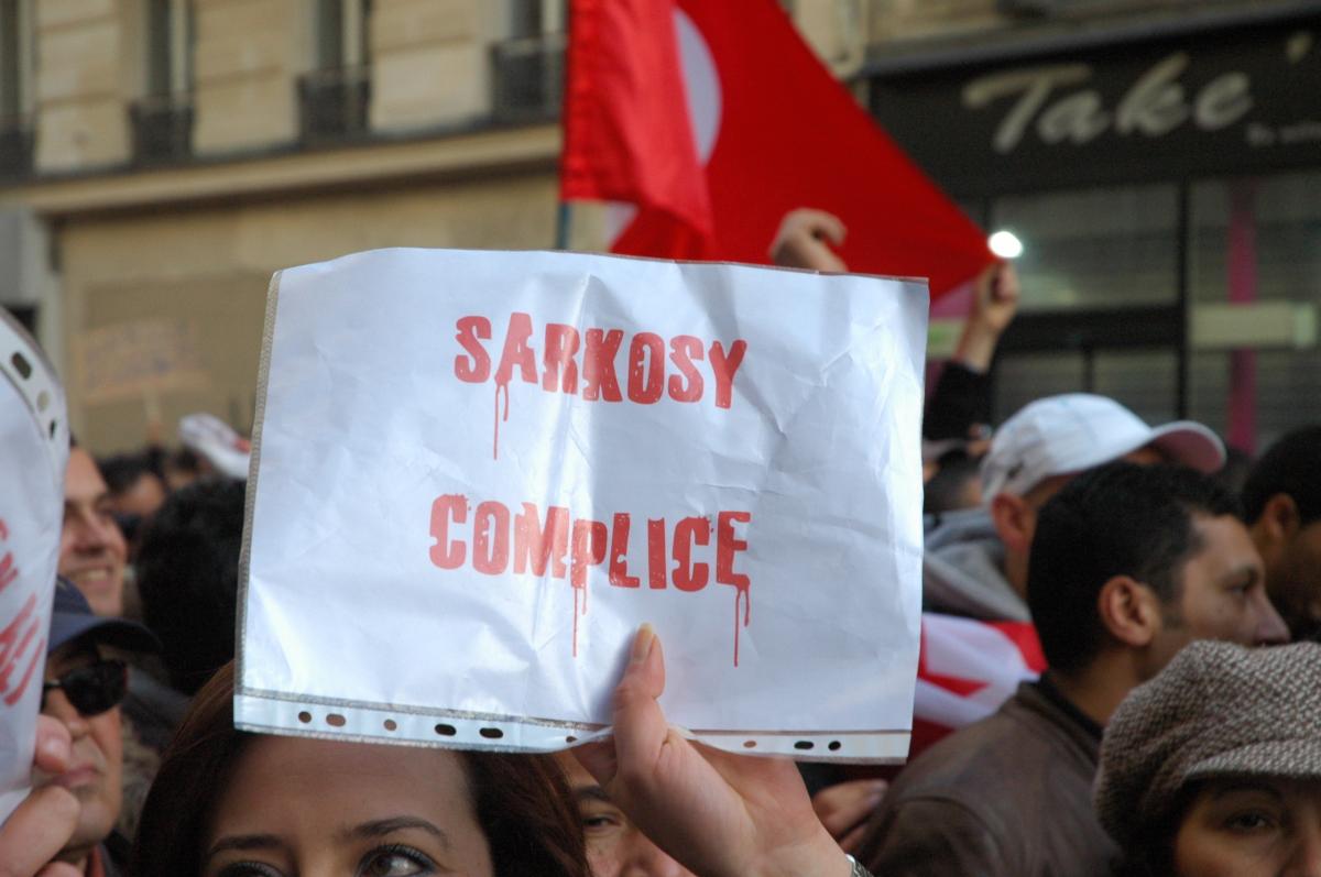 affichette Sarkosy complice
