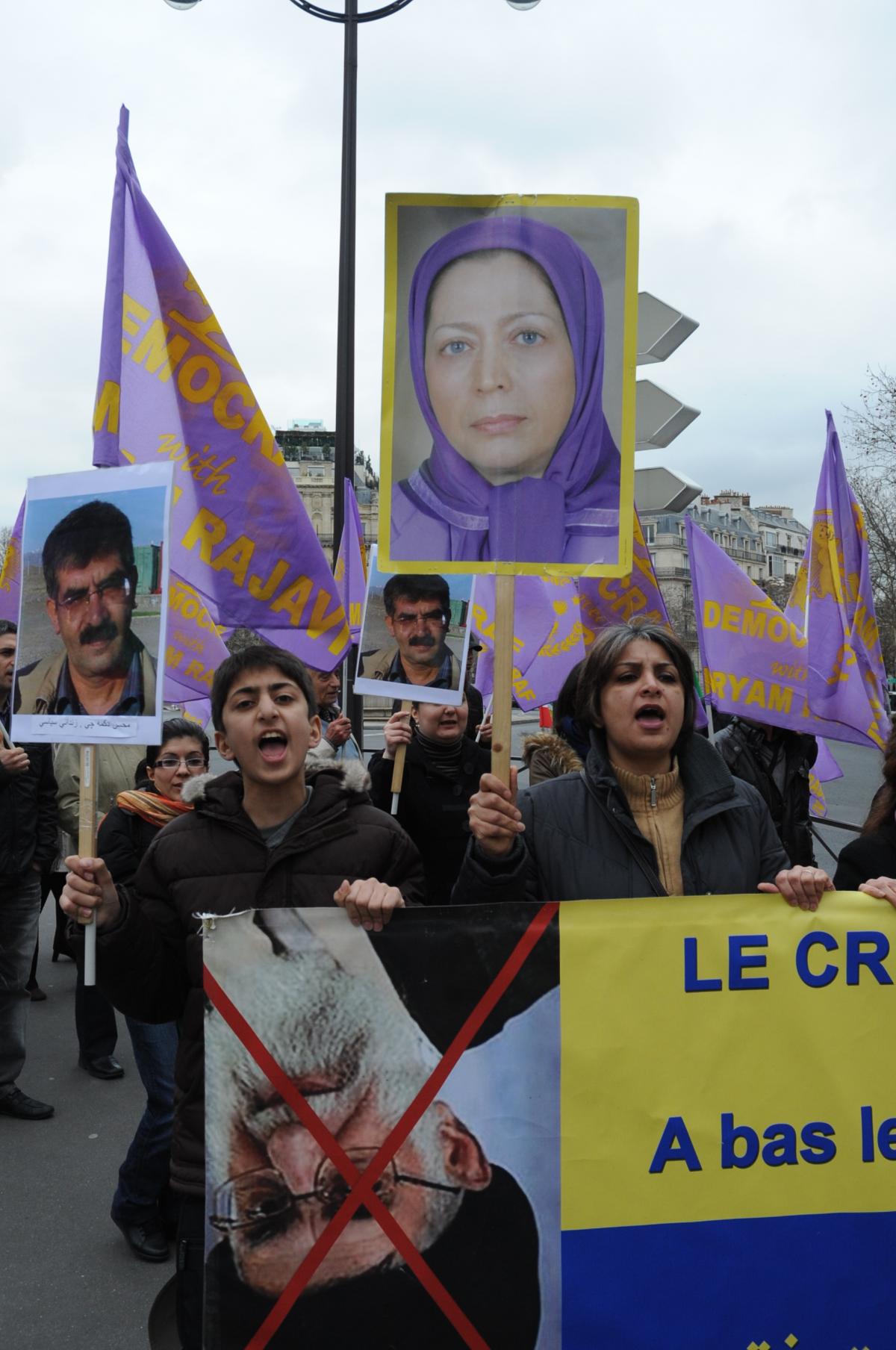 Manifestation en soutien du soulèvement du peuple Iranien Paris