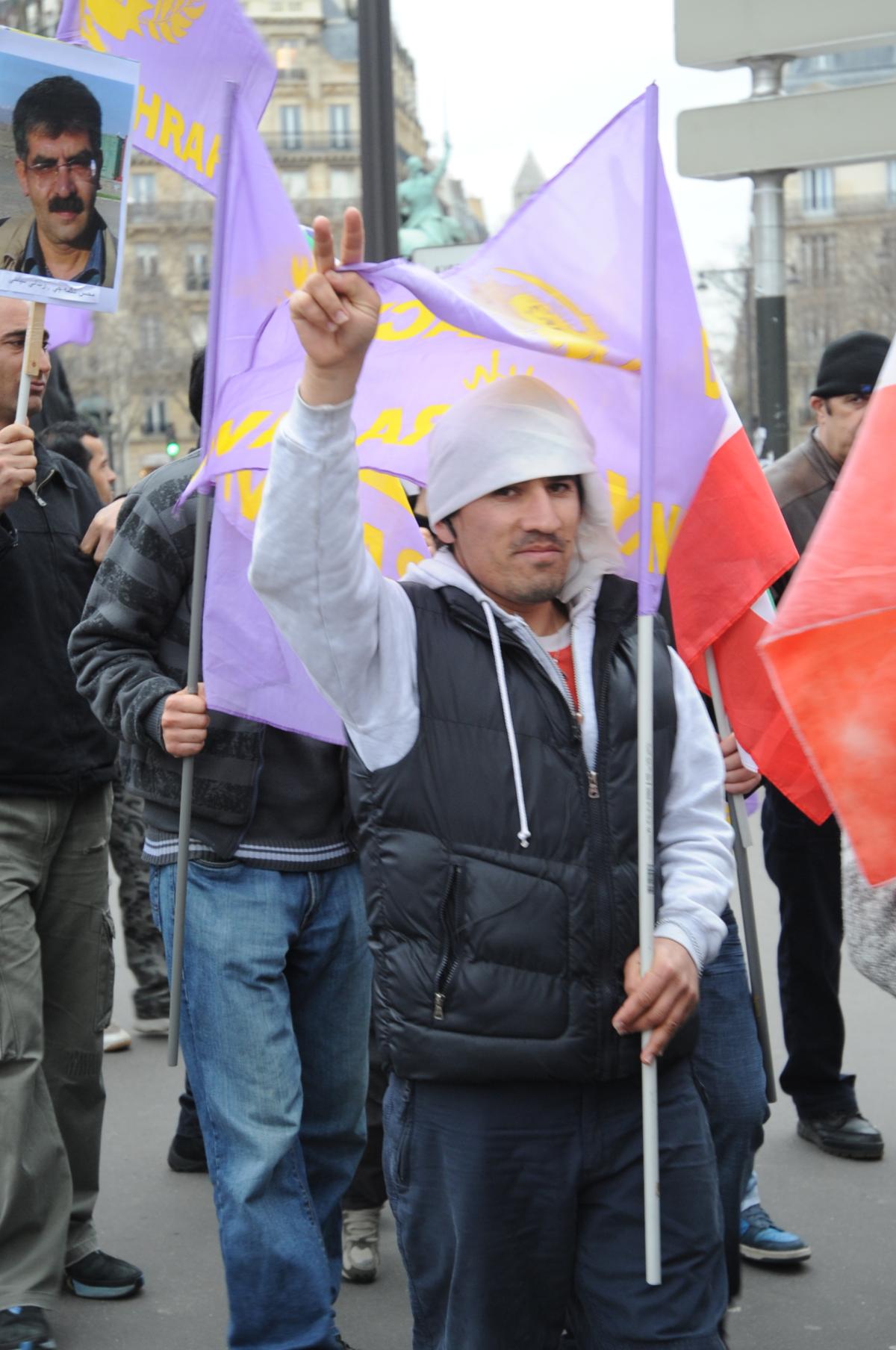 Manifestation en soutien du soulèvement du peuple Iranien Paris