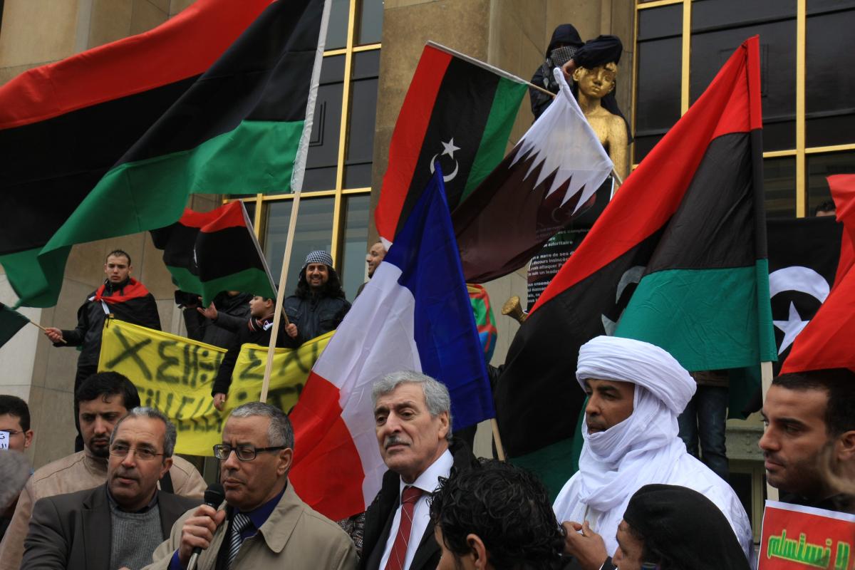 intervention des représentants de la communauté libyenne en France