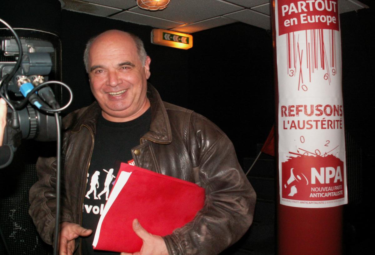 Lluis Rabell, représentant de l'Izquierda anticapitalista espagnol
