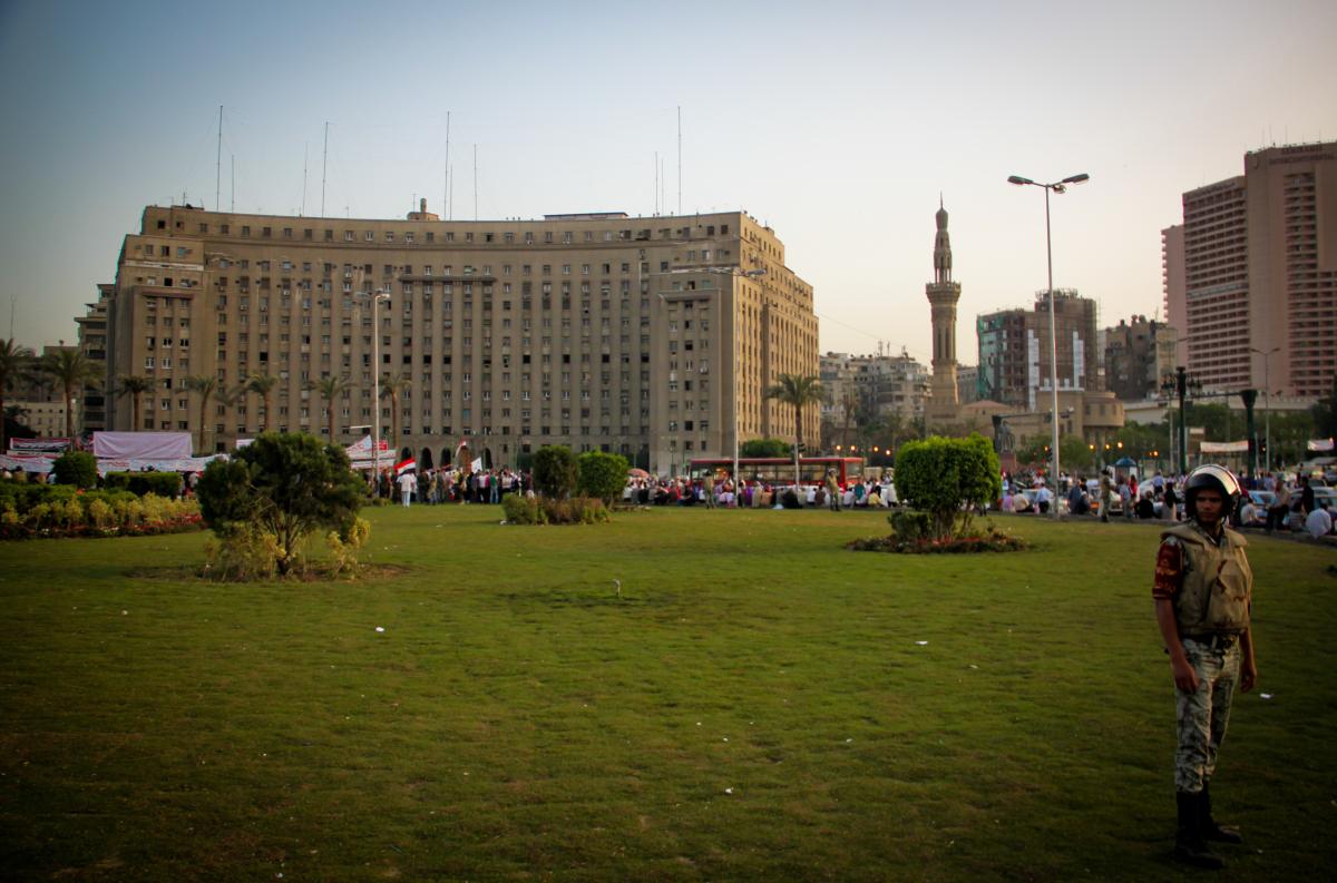 L'armée empêche l'accès au jardin de la place Tahrir aux manifestants