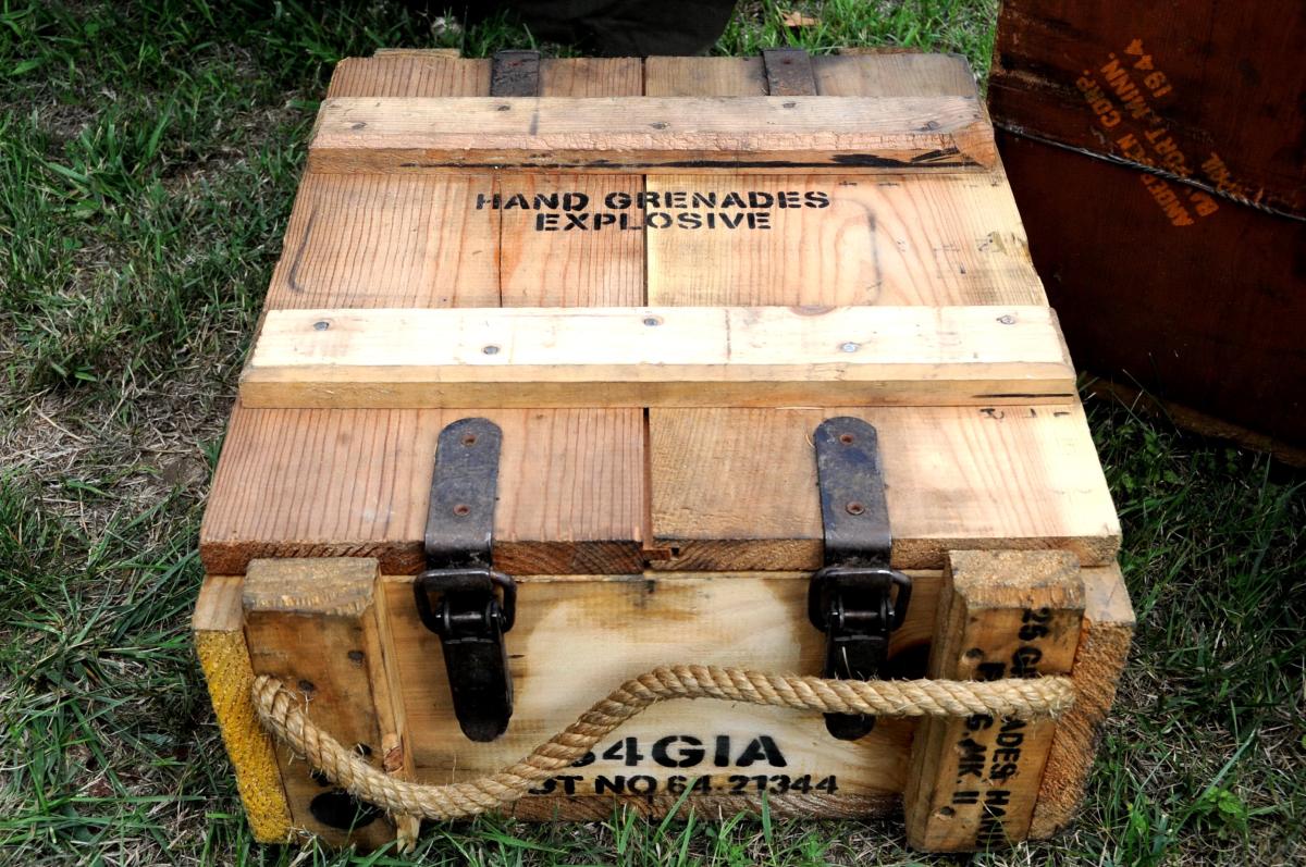 caisse de grenades US Army 1939-1945