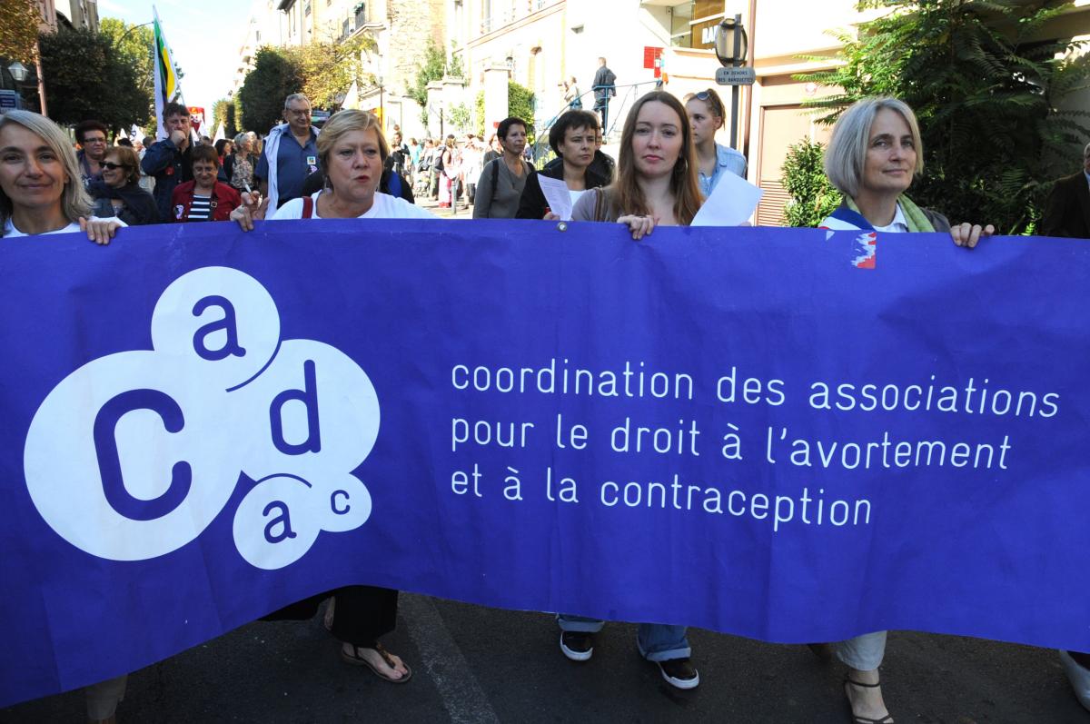 CADAC coordination des associations pour le droit à l'avortement et à la contraception.