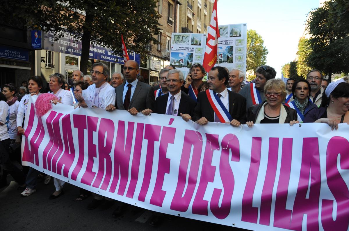 Banderole La Maternité des Lilas Vivra!