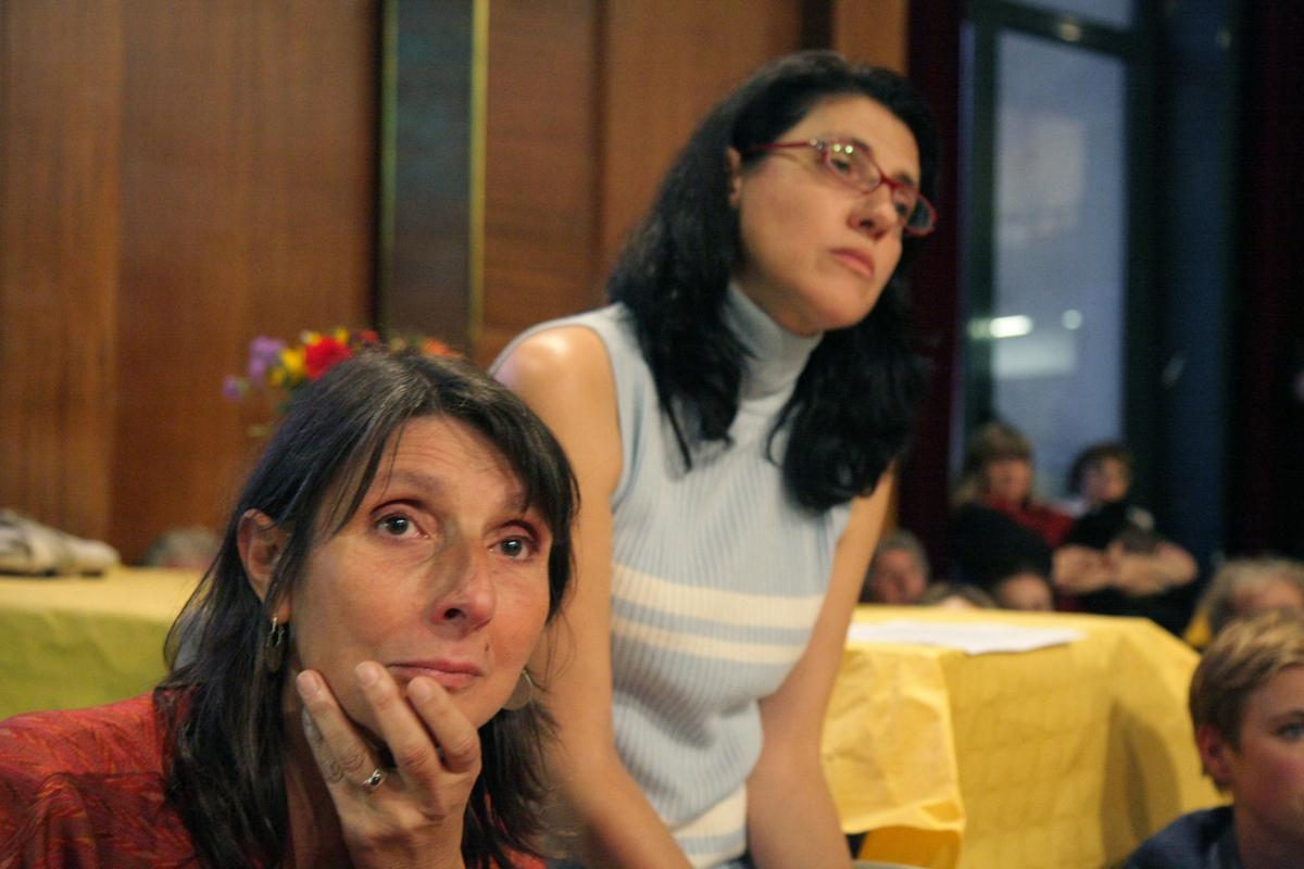 Christine Poupin et Myriam Martin, porte-paroles du NPA