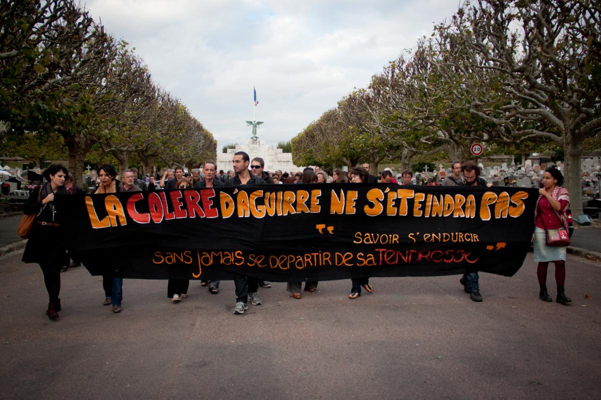 Banderole d'hommage: