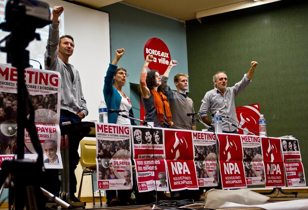 Meeting Philippe Poutou 12 oct 2011 Bordeaux