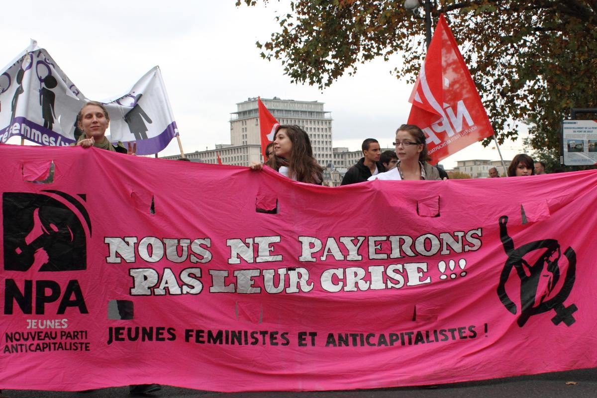 Cortège Jeunes du NPA :